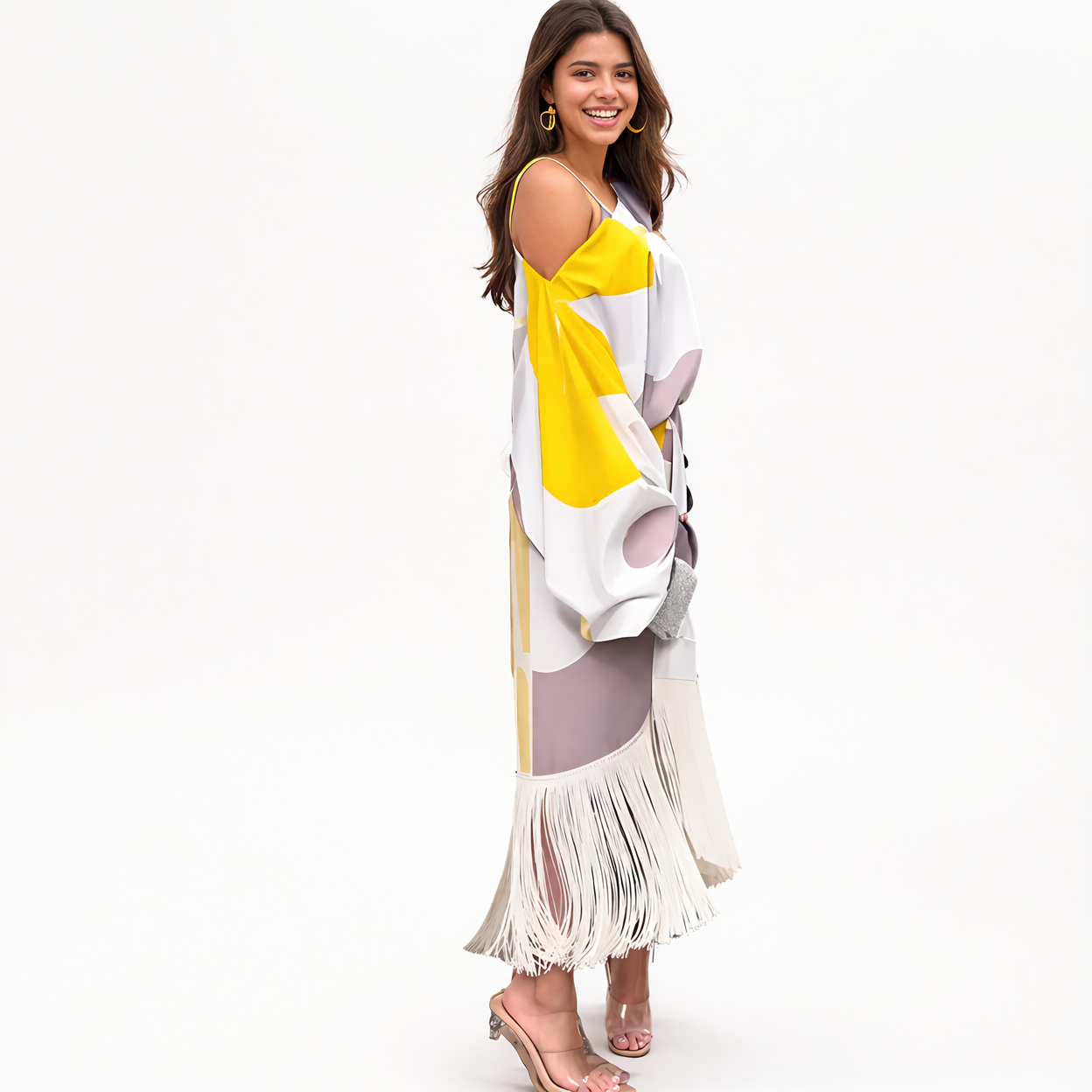 DANIELA-Conjunto dos piezas con flecos