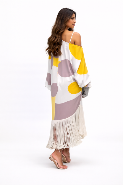 DANIELA-Conjunto dos piezas con flecos