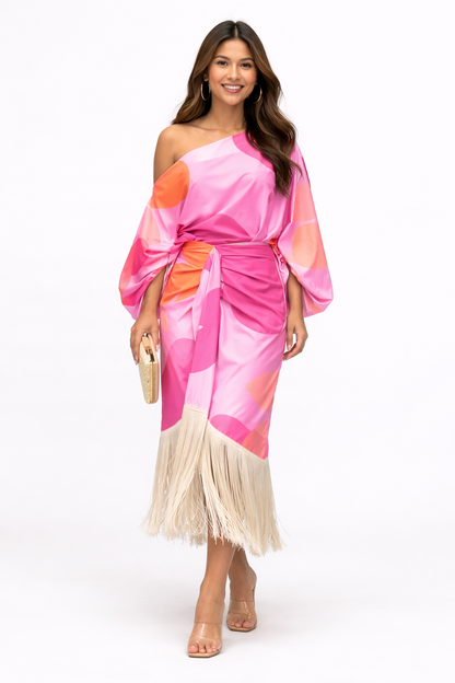 DANIELA-Conjunto dos piezas con flecos