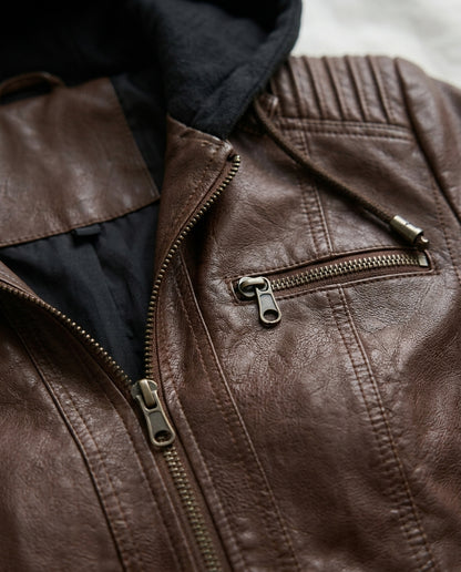 ASUNCIÓN- Chaqueta de Piel Resistente y Elegante