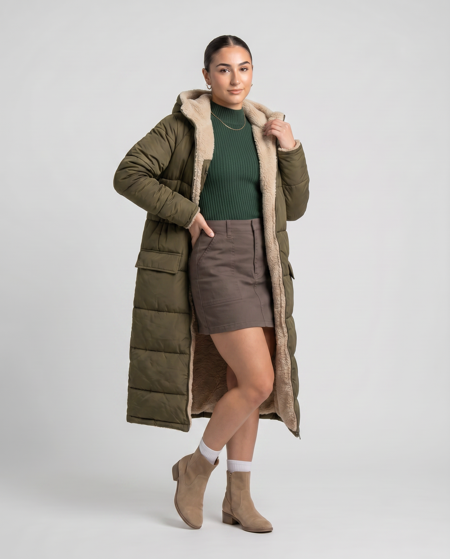 MILENA-Chaqueta reversible