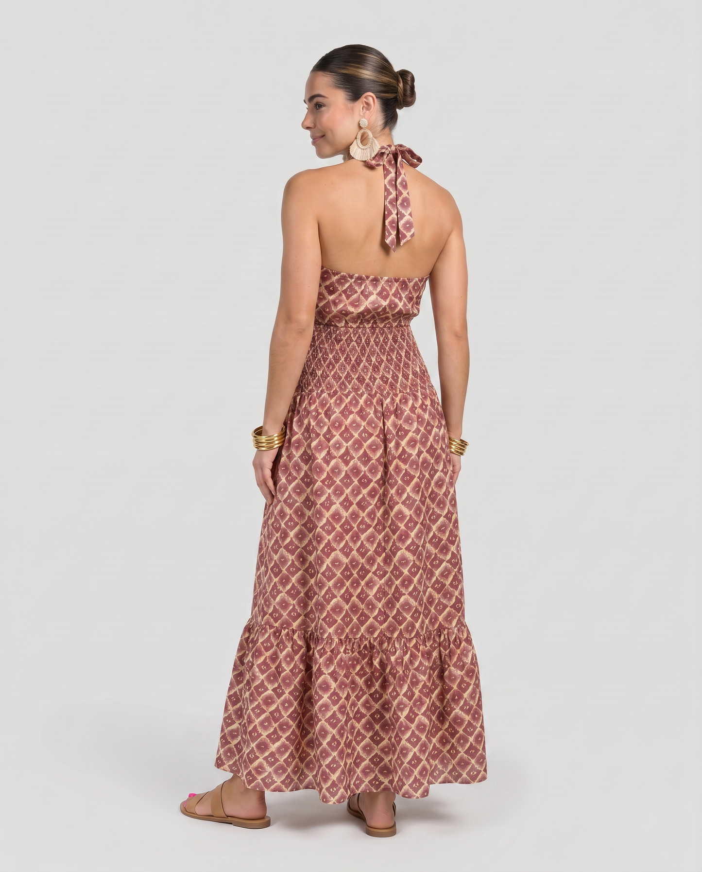ELSA-Conjunto Elegante con Diseño de Hombros Descubiertos