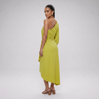 Camila- Vestido asimétrico elegante