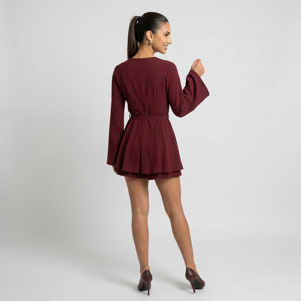 Magui- Mono elegante con mangas anchas