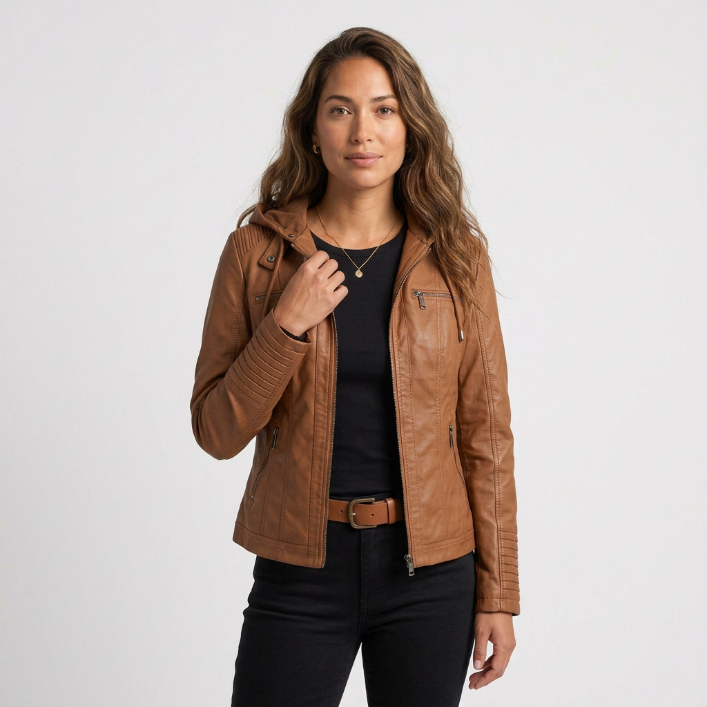 ASUNCIÓN- Chaqueta de Piel Resistente y Elegante