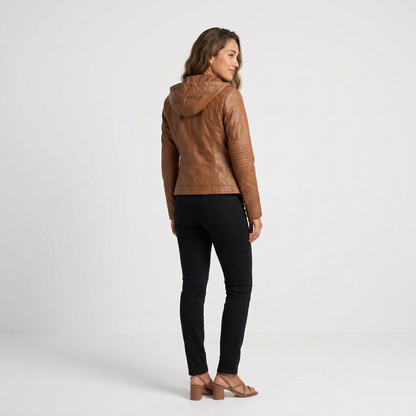 ASUNCIÓN- Chaqueta de Piel Resistente y Elegante