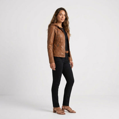 ASUNCIÓN- Chaqueta de Piel Resistente y Elegante