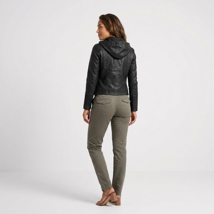 ASUNCIÓN- Chaqueta de Piel Resistente y Elegante