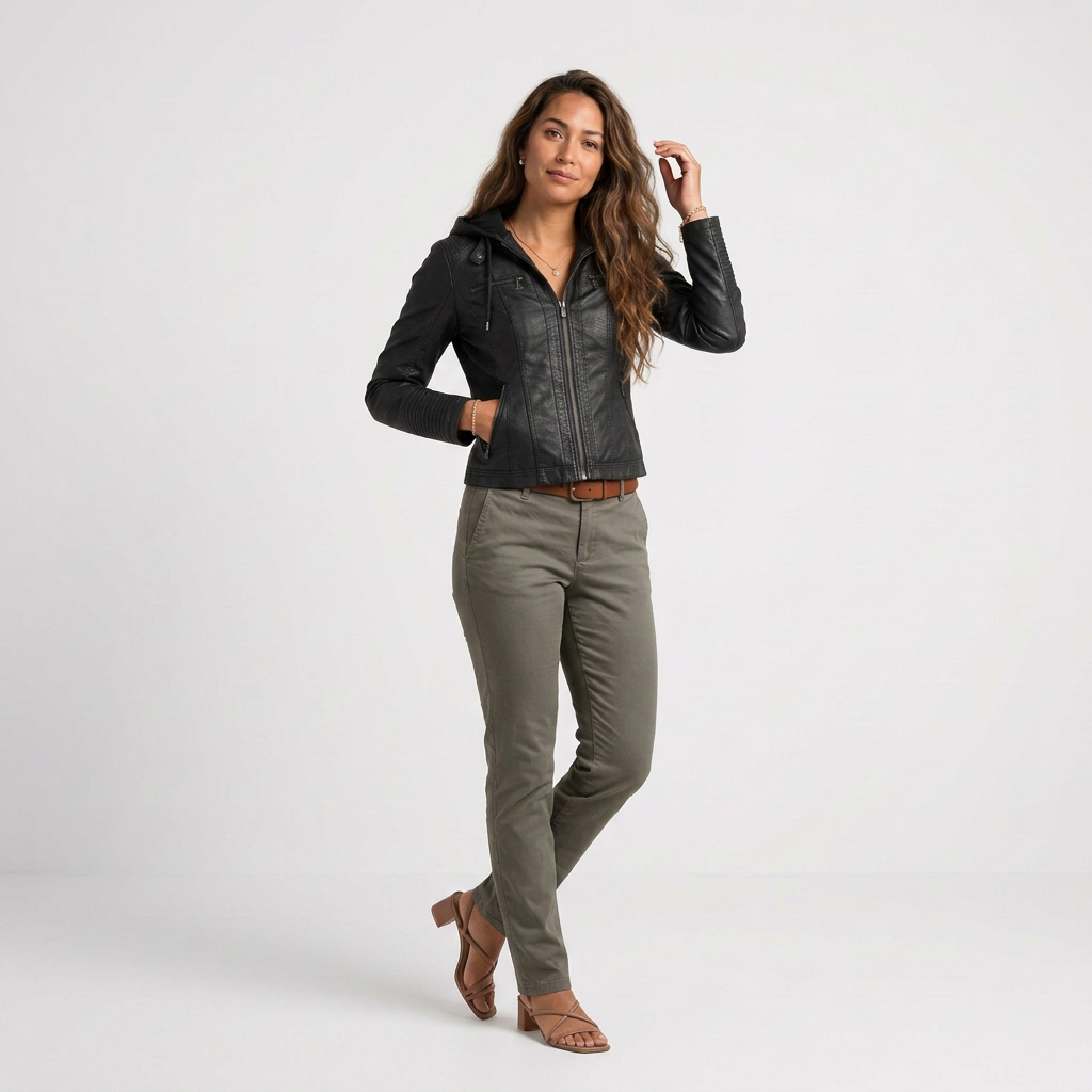 ASUNCIÓN- Chaqueta de Piel Resistente y Elegante