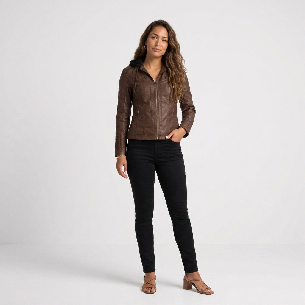 ASUNCIÓN- Chaqueta de Piel Resistente y Elegante