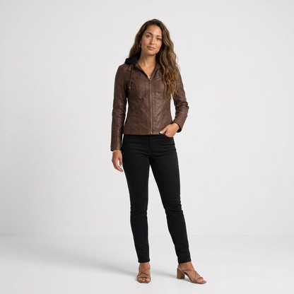 ASUNCIÓN- Chaqueta de Piel Resistente y Elegante