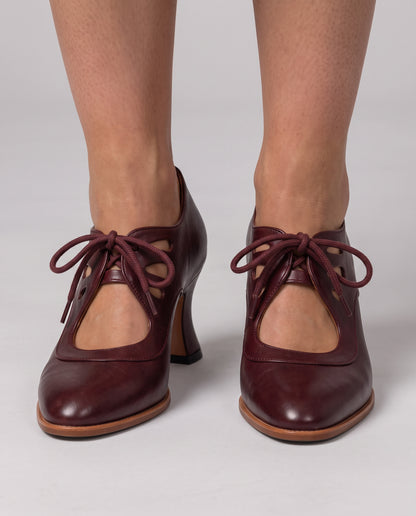 AUDREY- Tacones con cordones