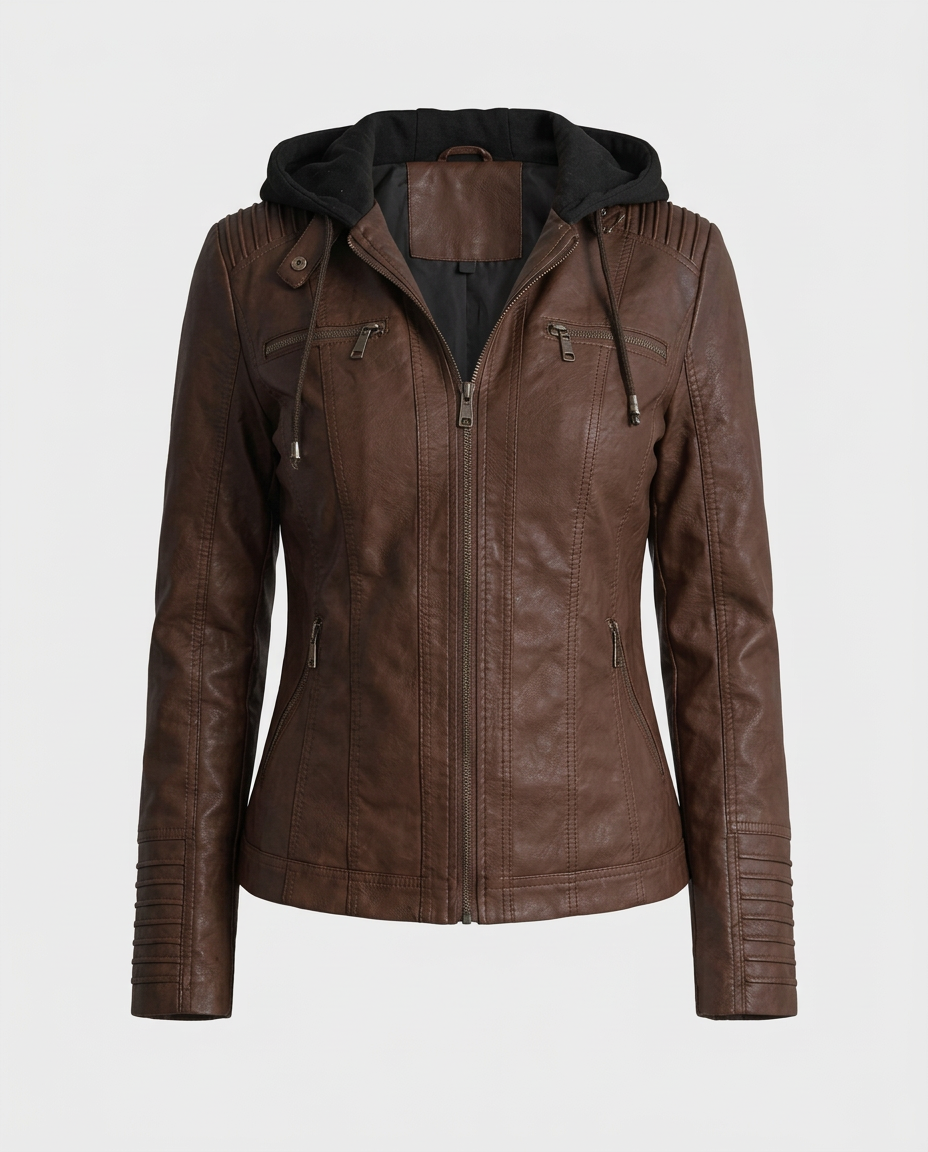 ASUNCIÓN- Chaqueta de Piel Resistente y Elegante