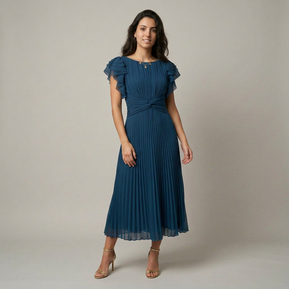 Gloria- Vestido con caída elegante