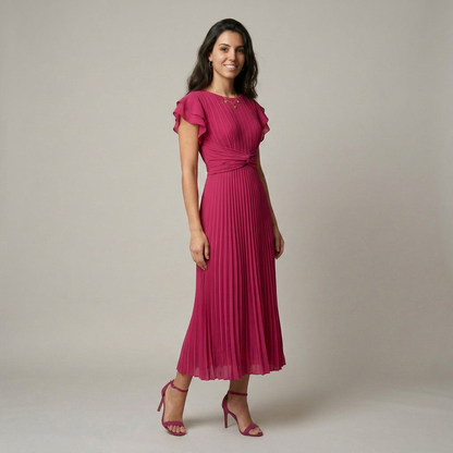 Gloria- Vestido con caída elegante