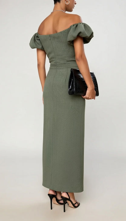 CARLA-Vestido elegante Midi