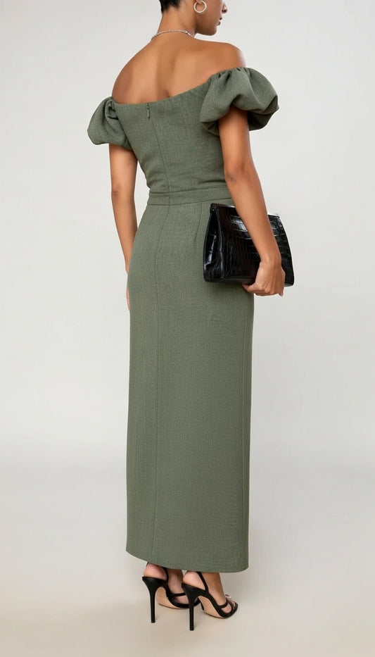 CARLA-Vestido elegante Midi